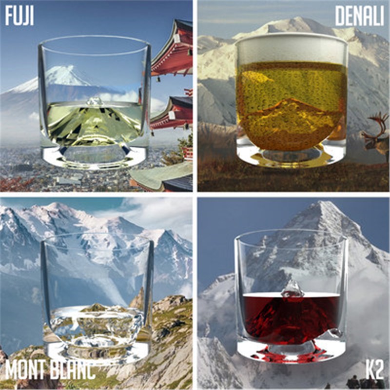 The Peaks Whiskey Glasses Take Whiskey Drinkers to New Heights
